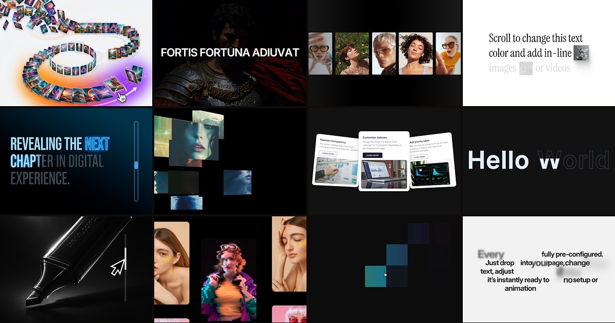 Cover for 12 Best Framer Animation Components in 2026