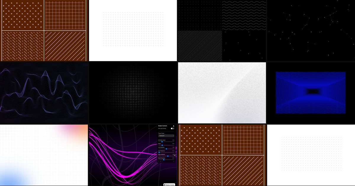 Cover for 10 Best Framer Background Pattern Components in 2026