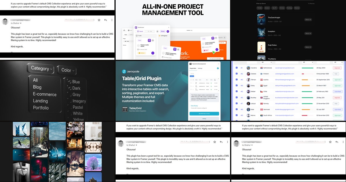 Cover for 8 Best Framer CMS Filter and Sort Tools in 2026