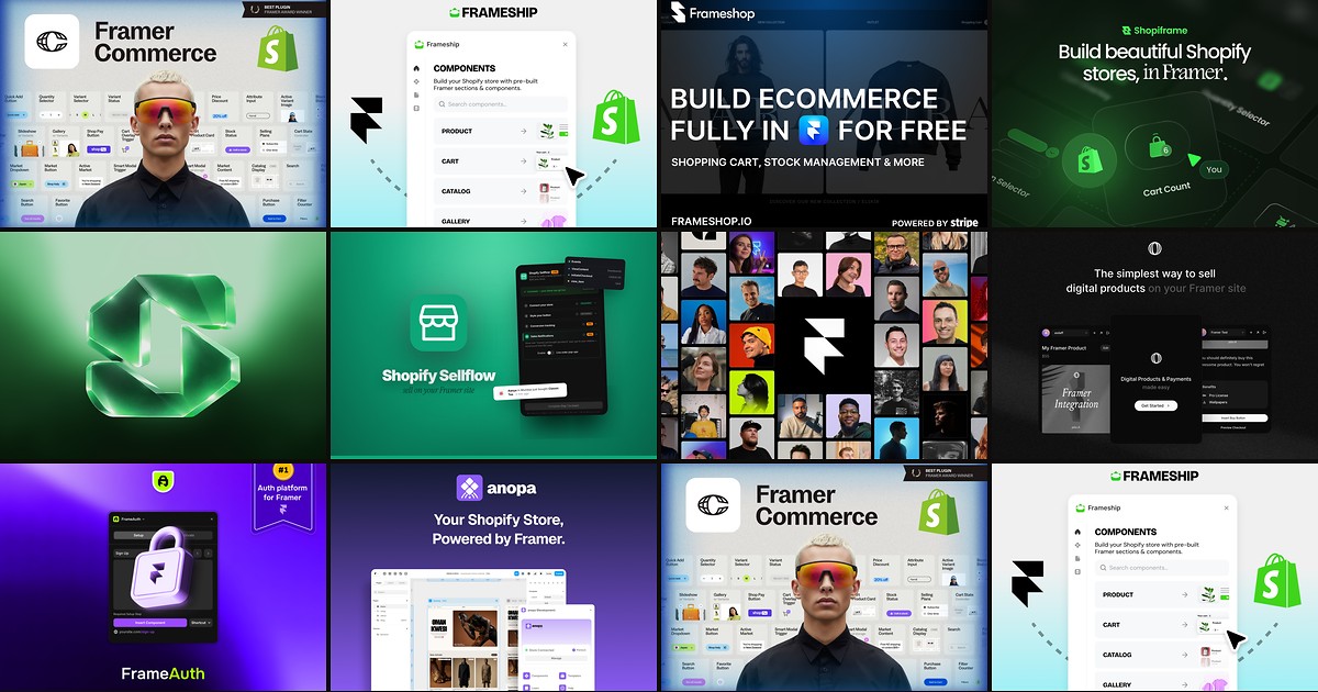 Cover for 10 Best Framer Ecommerce Plugins in 2026