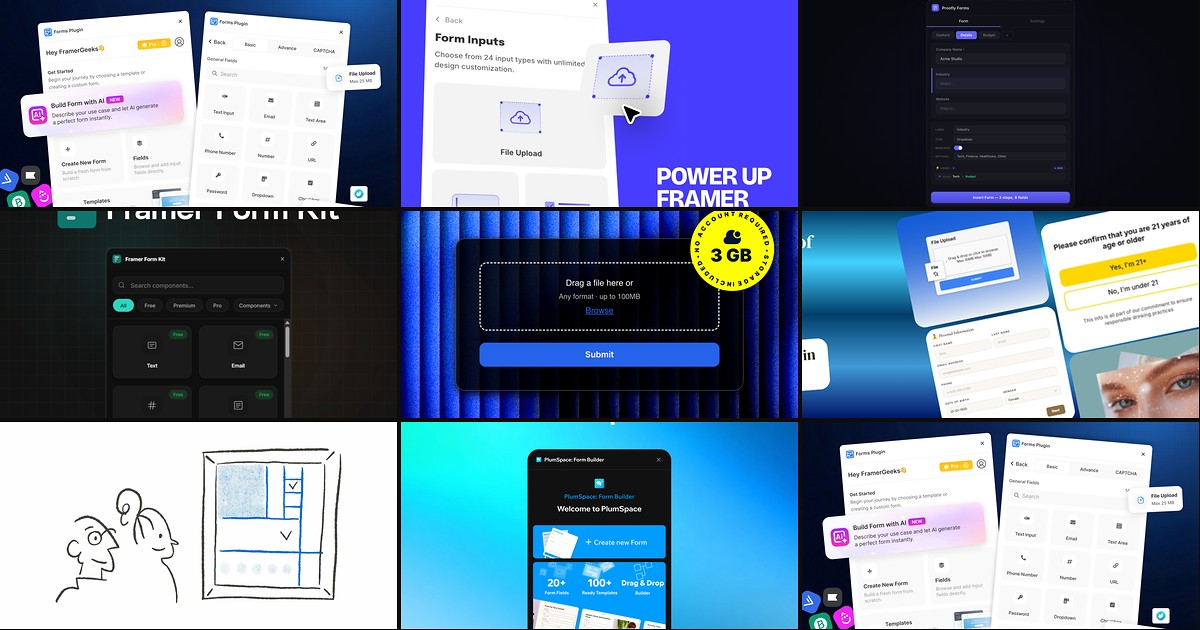 Cover for 10 Best Framer File Upload Form Tools in 2026