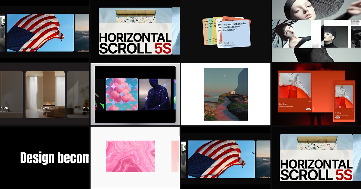 Cover for 10 Best Framer Horizontal Scroll Components in 2026