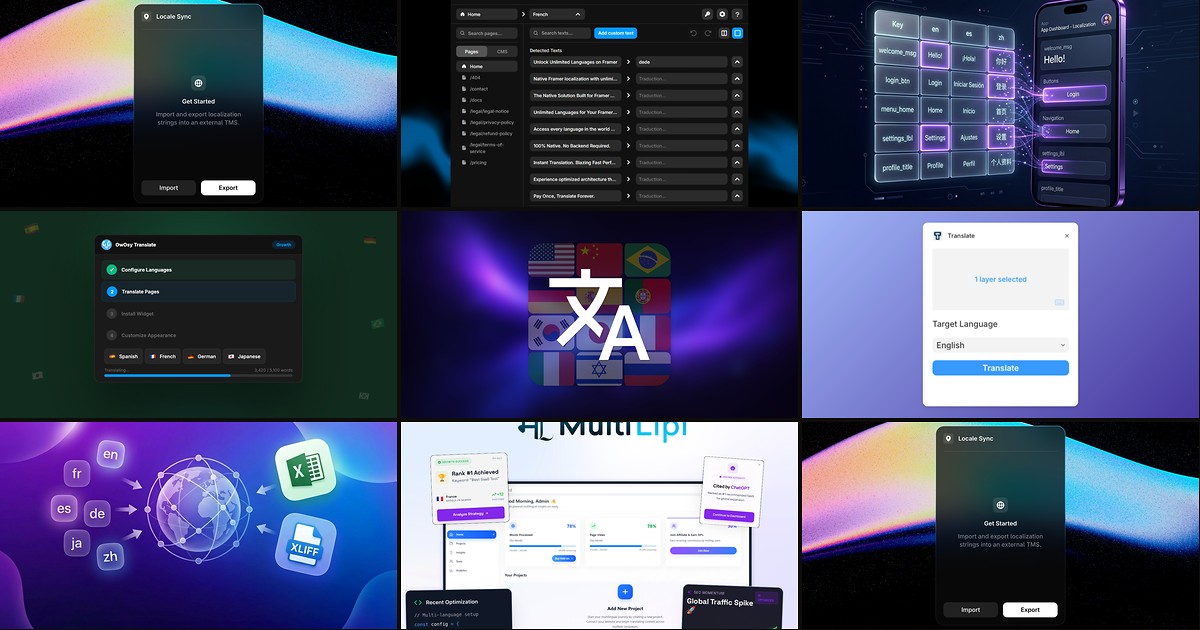 Cover for 8 Best Framer Localization Plugins in 2026