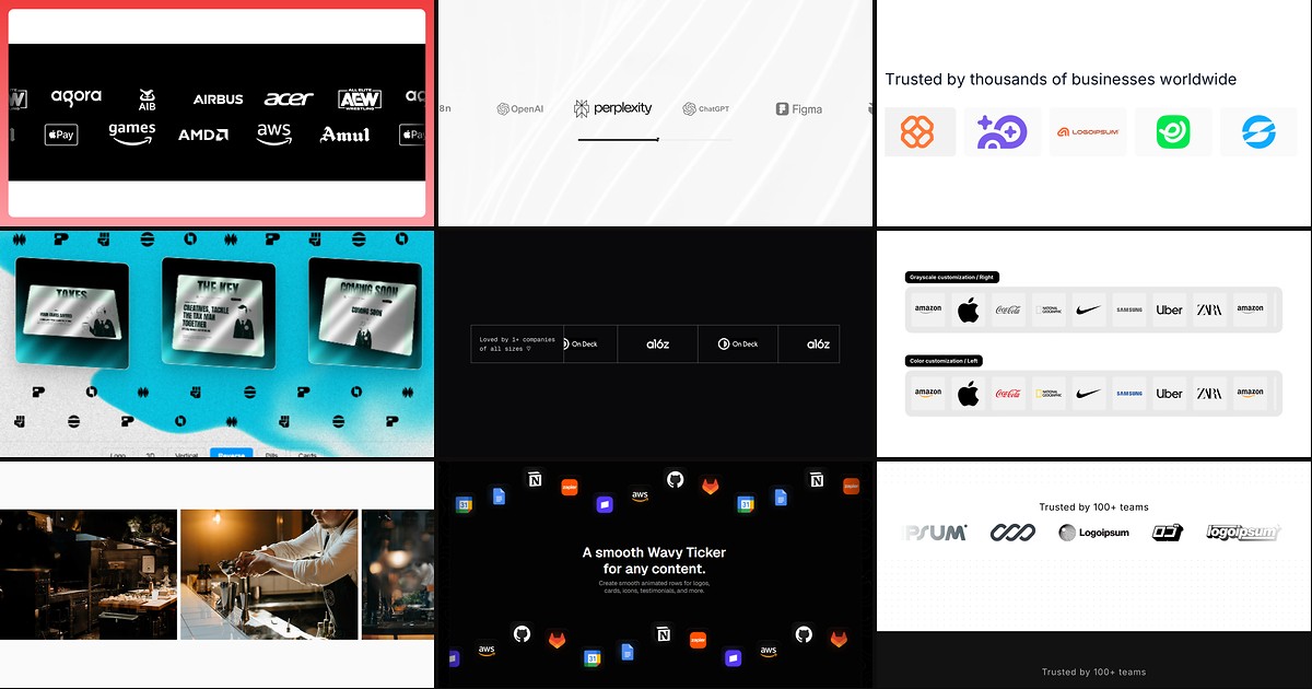 Cover for 9 Best Framer Logo Marquee Components in 2026