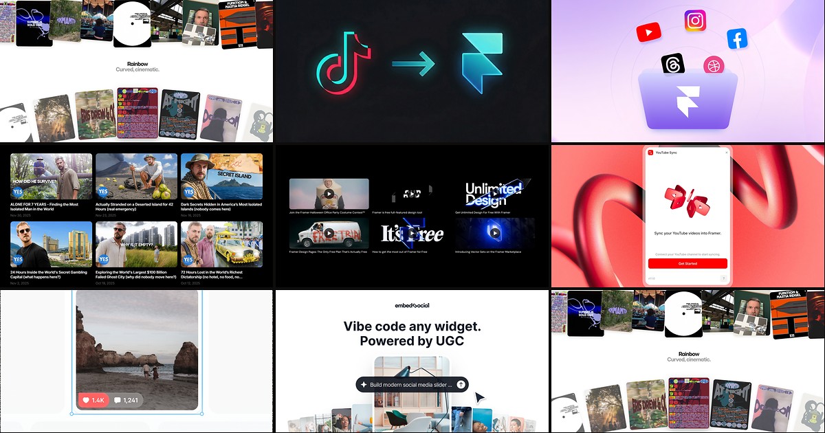 Cover for 8 Best Framer Social Media Feed Tools in 2026