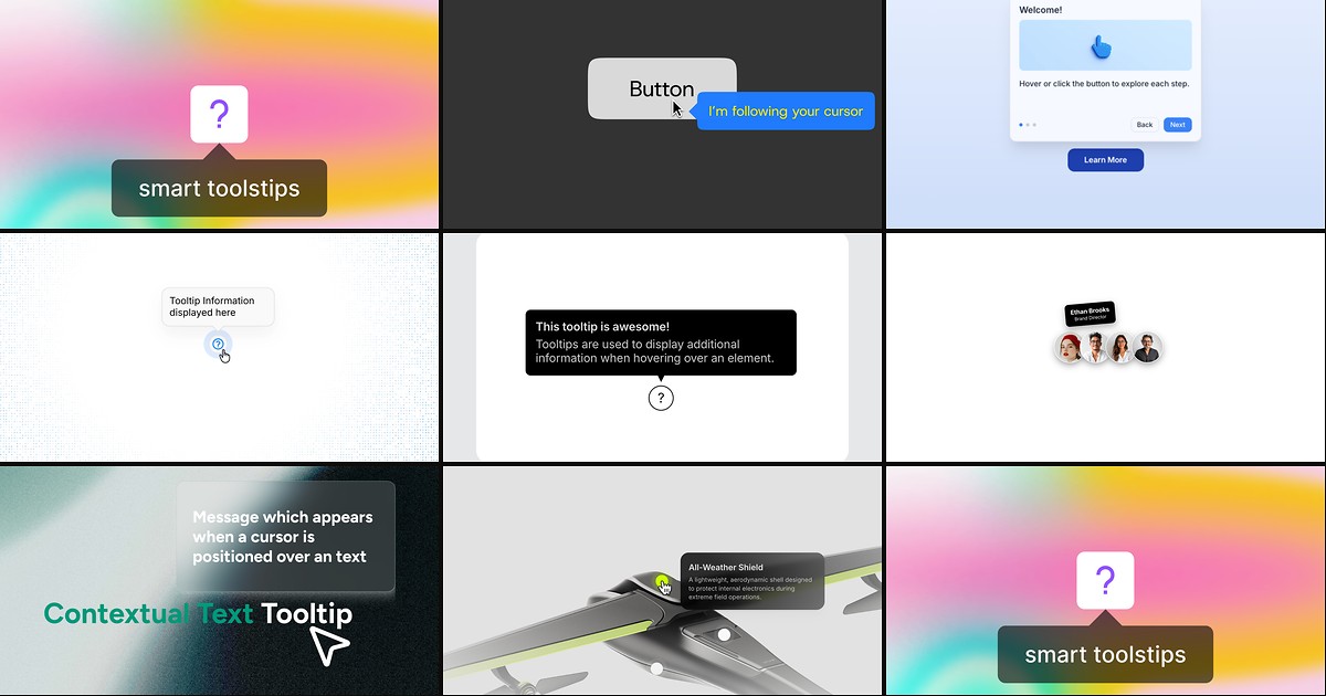 Cover for 8 Best Framer Tooltip Components in 2026
