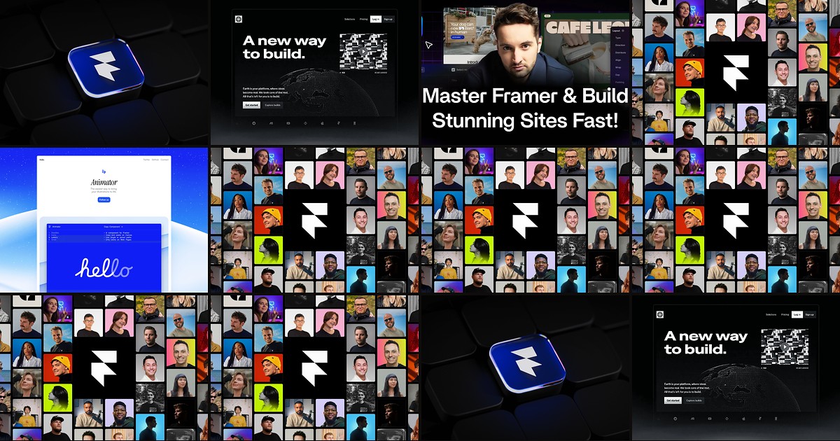 Cover for 10 Best Framer Tutorials for Beginners in 2026