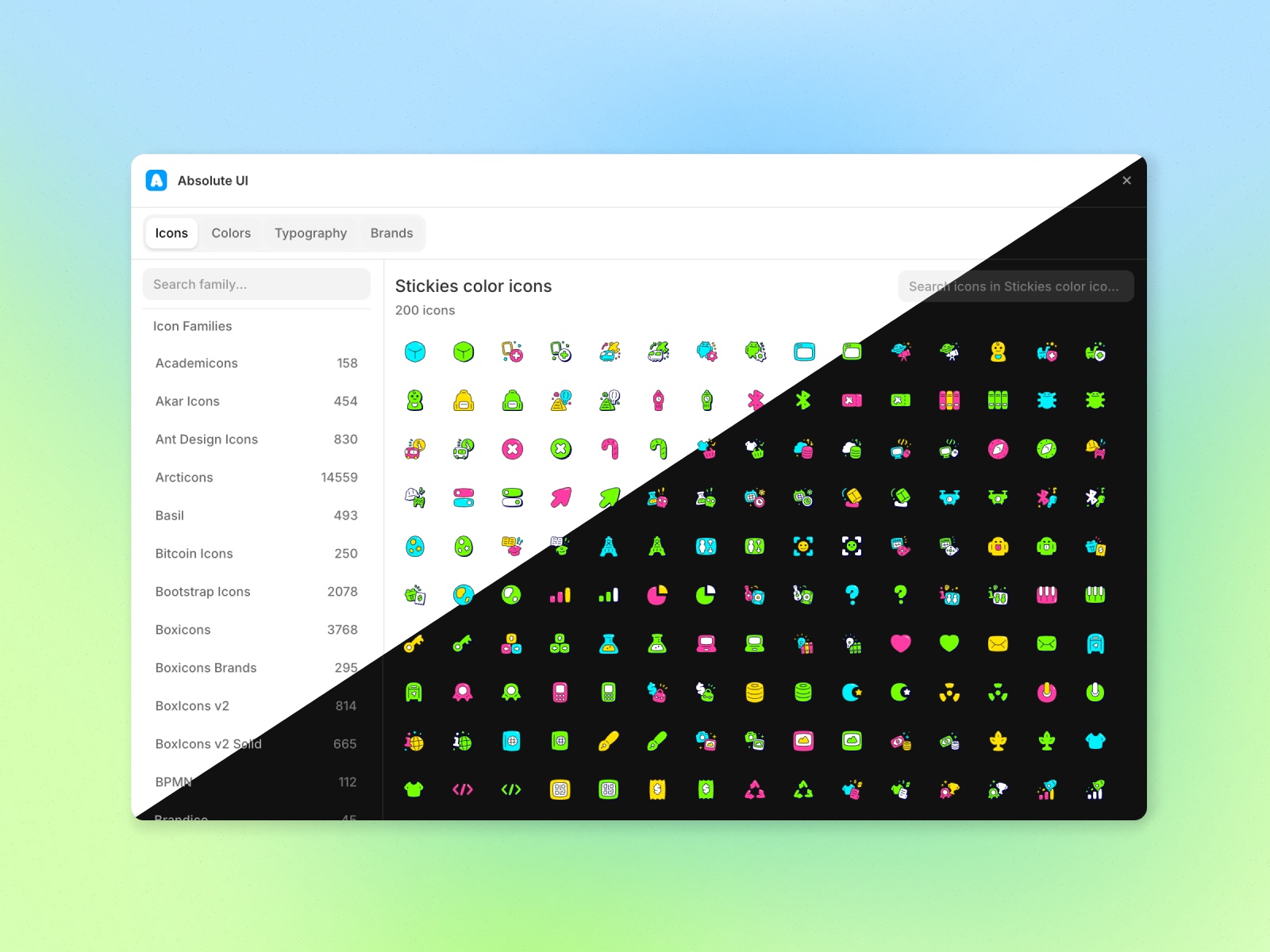 Absolute UI preview