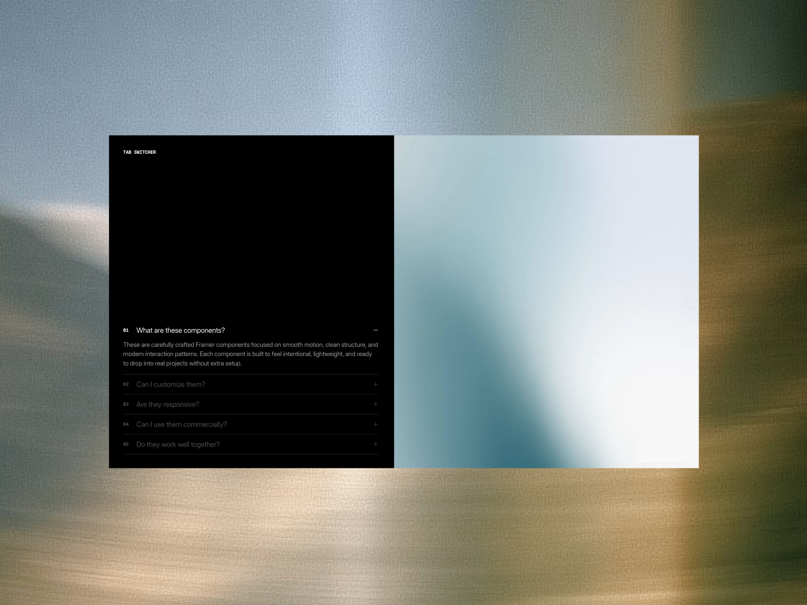 Accordion Tab Switch preview