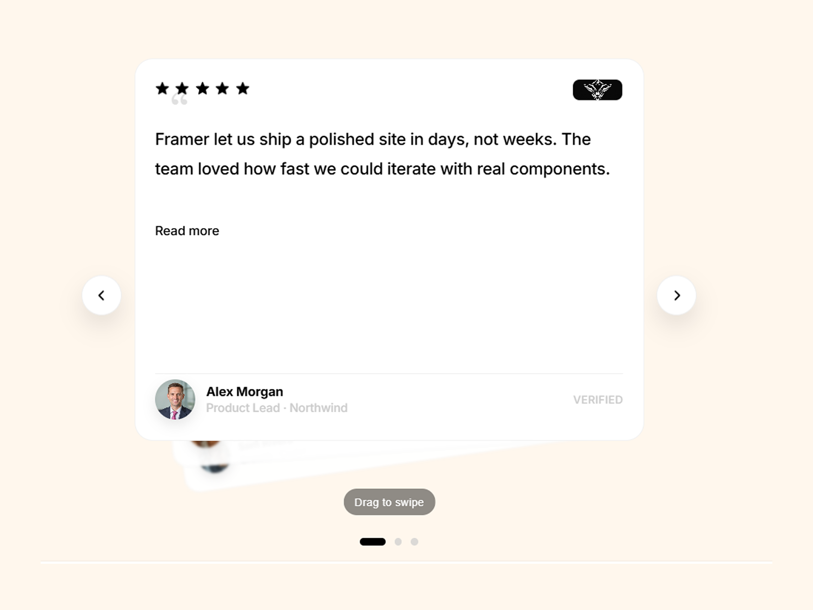 AdvancedTestimonial preview