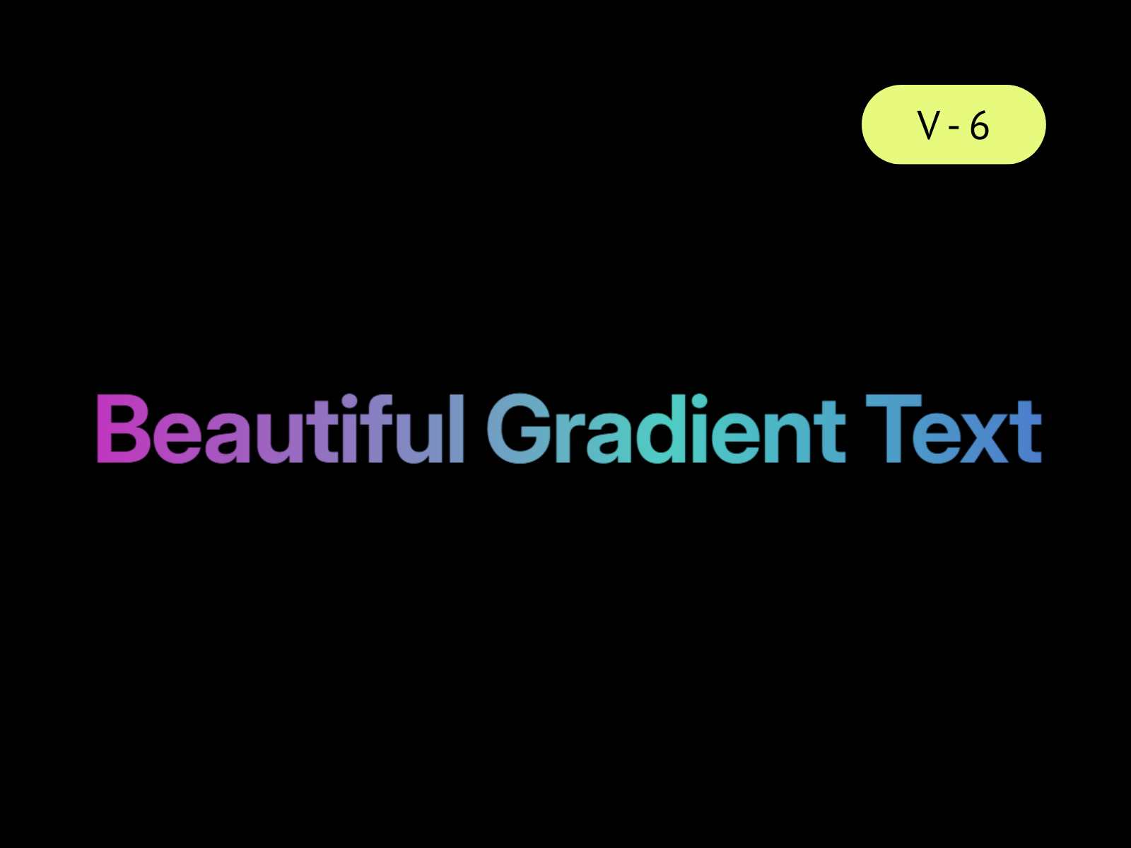 AnimatedTextGradient preview