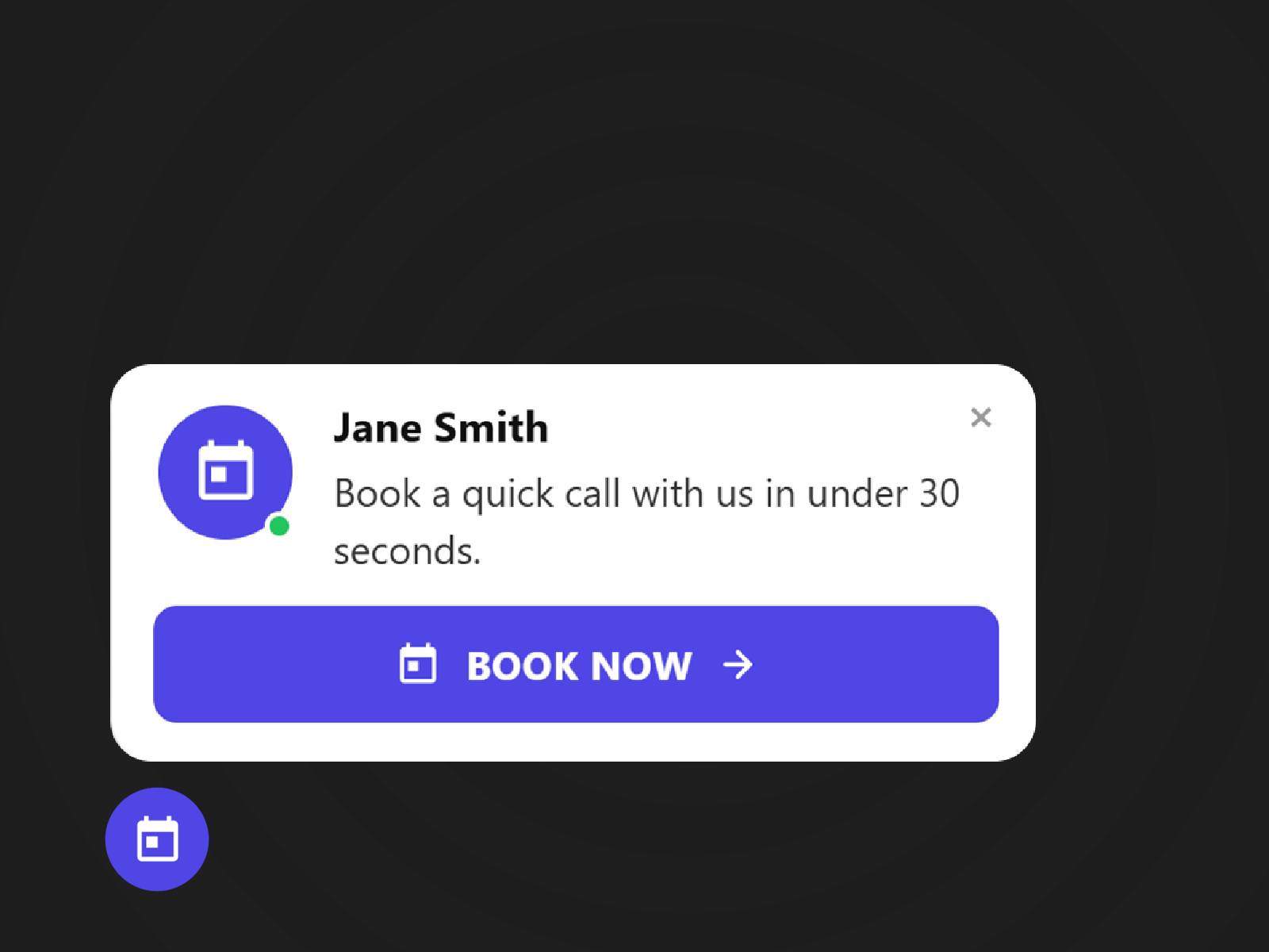 Appointment Booking Button preview