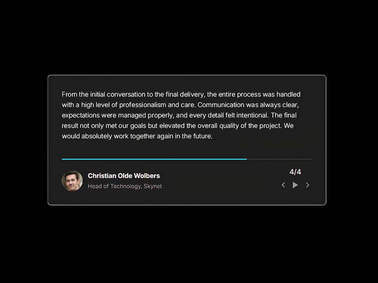 AutoFlow Testimonial preview