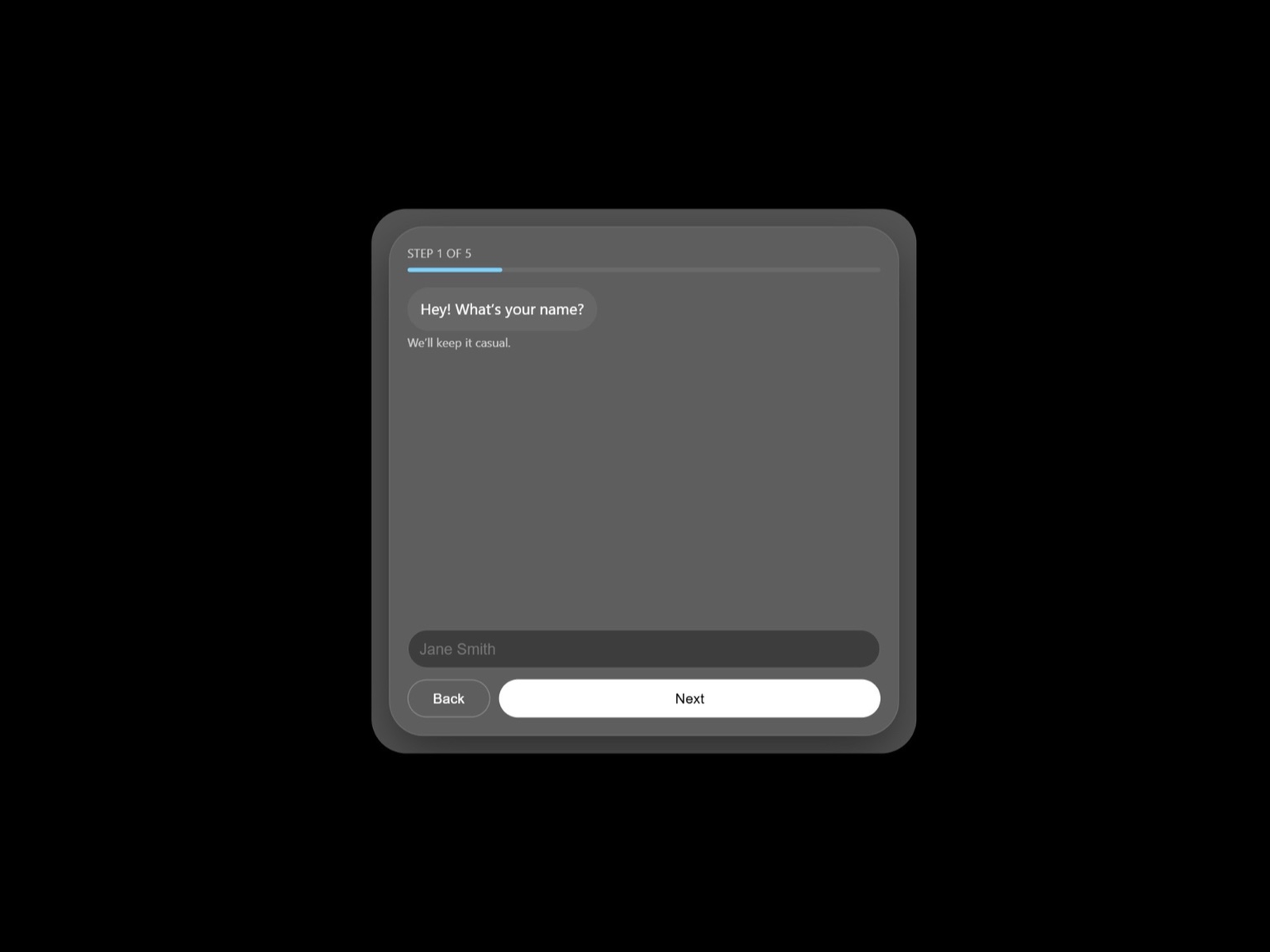 ChatFunnel Form preview