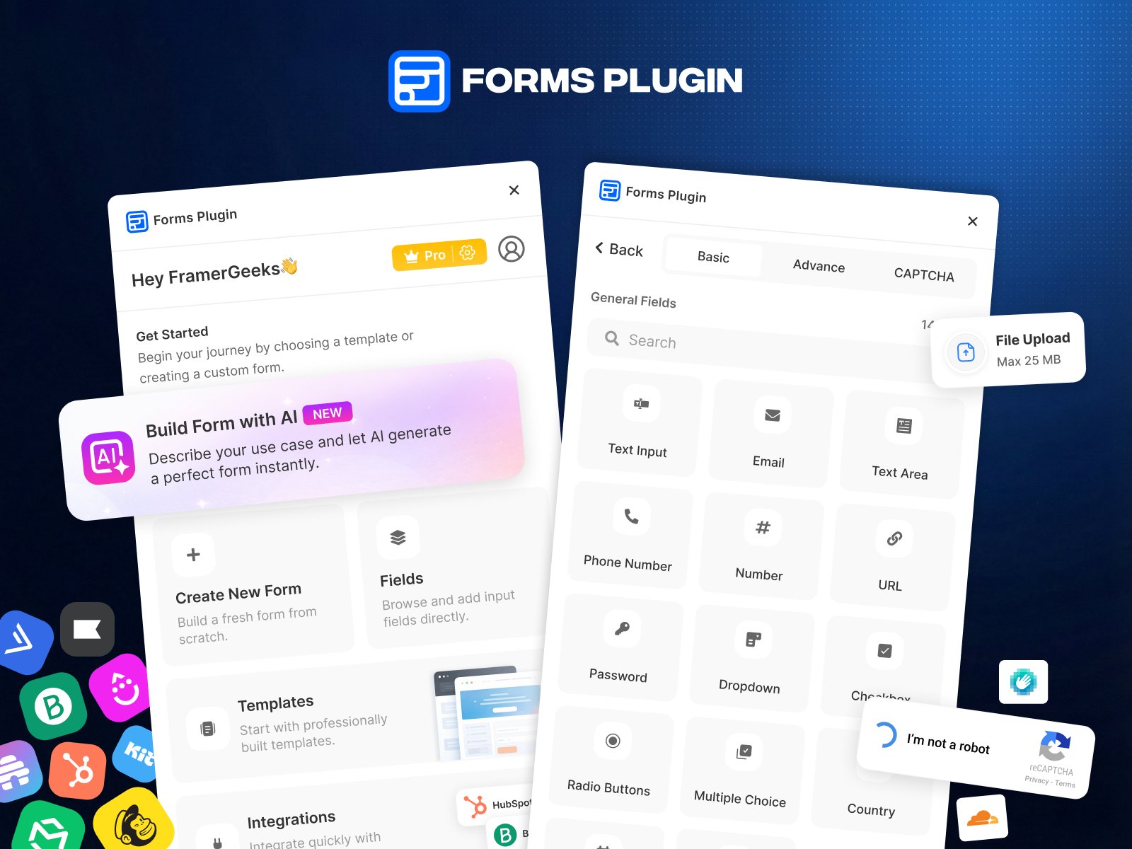 Forms Plugin preview