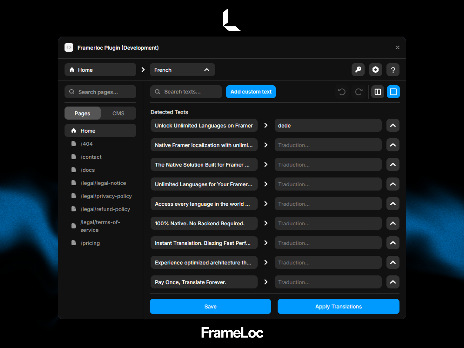 Frameloc preview