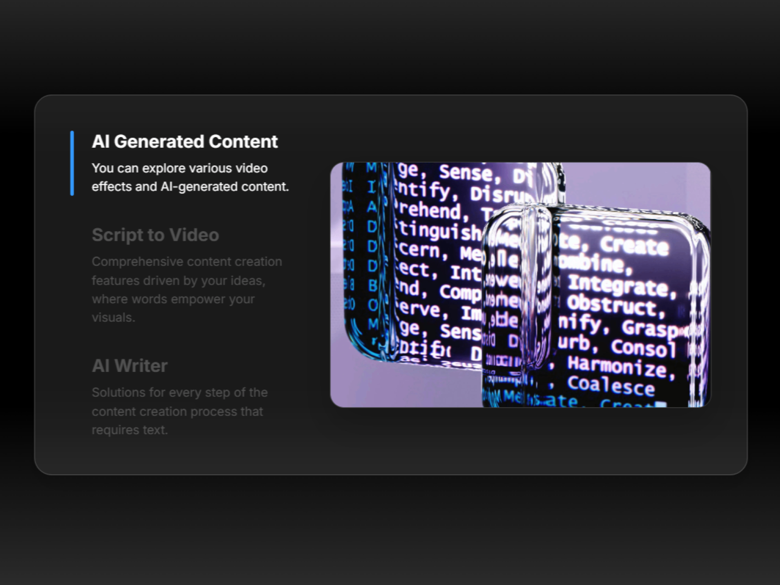Glass Feature Tabs preview