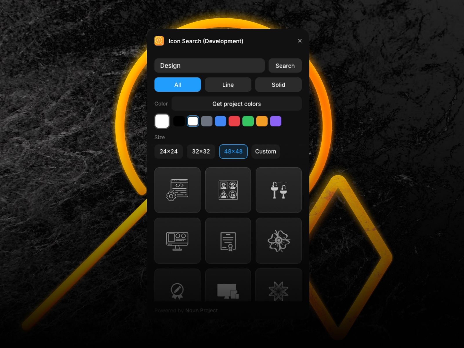 Icon Search preview