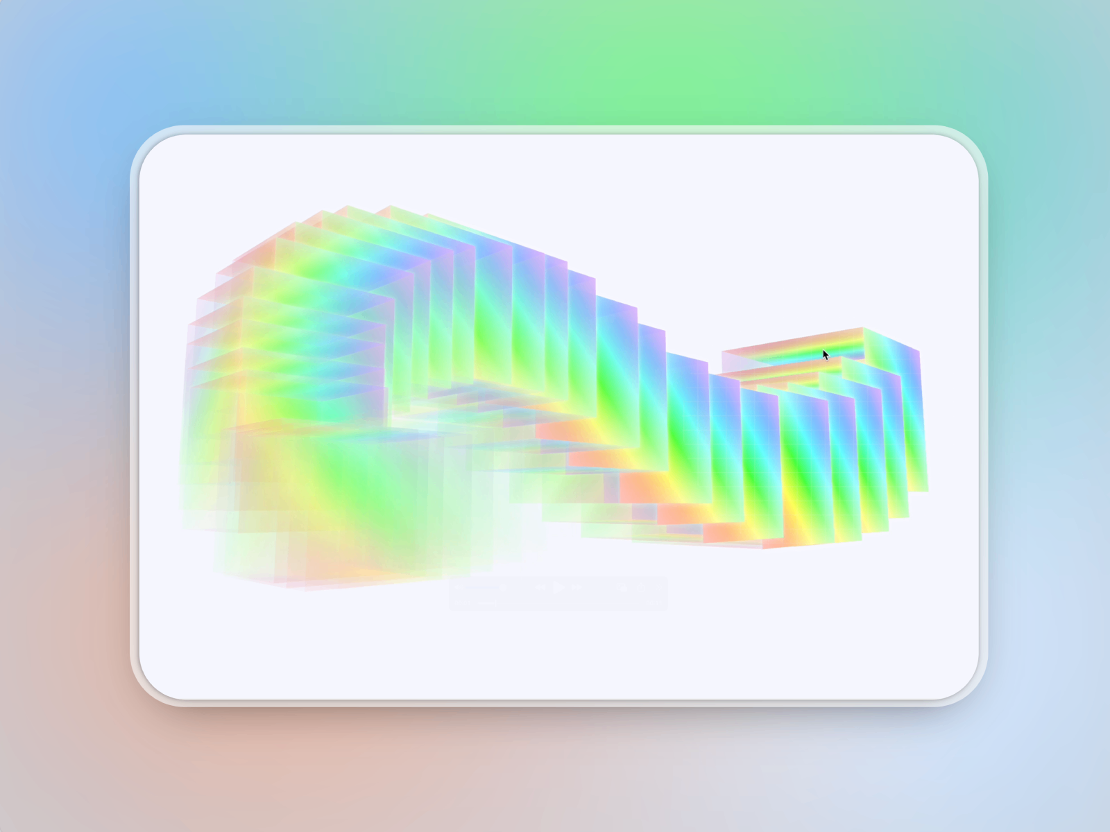 Liquid Glass Cube preview