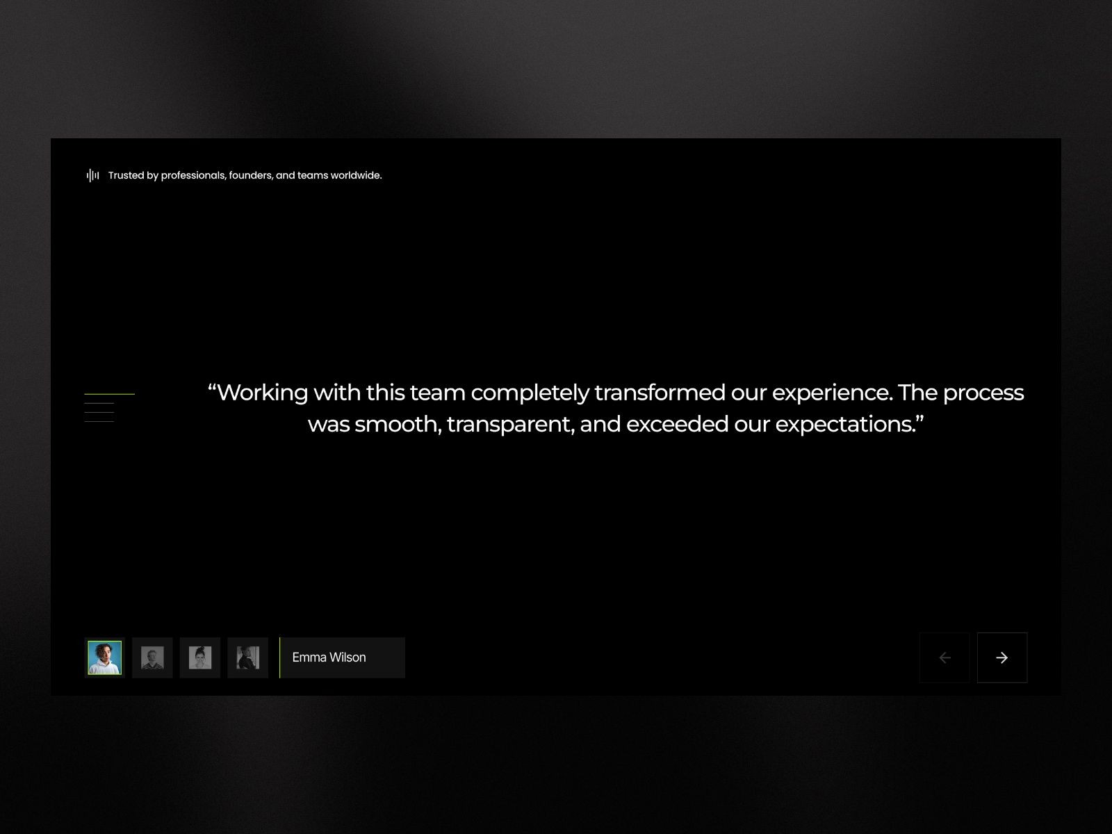 Modern Testimonials preview