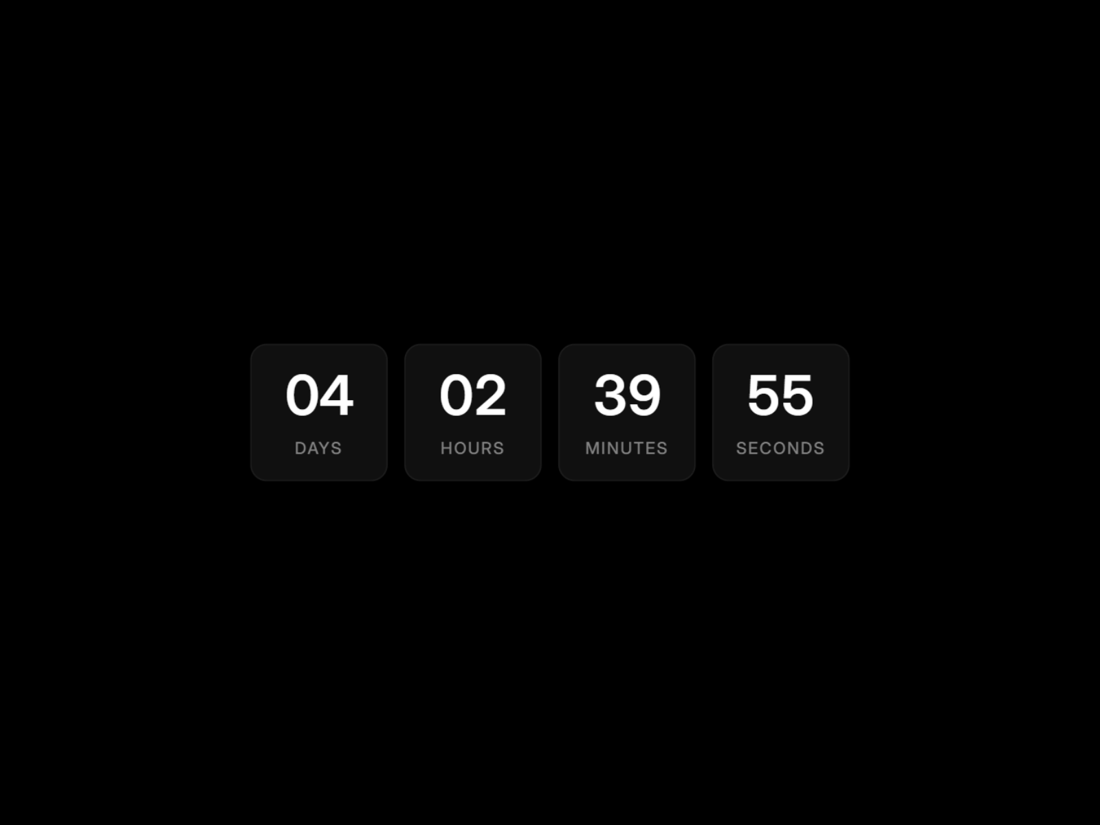 ModernCountdownTimer preview