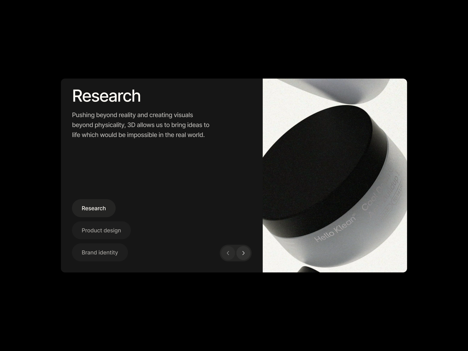 Parallax Tab Section preview