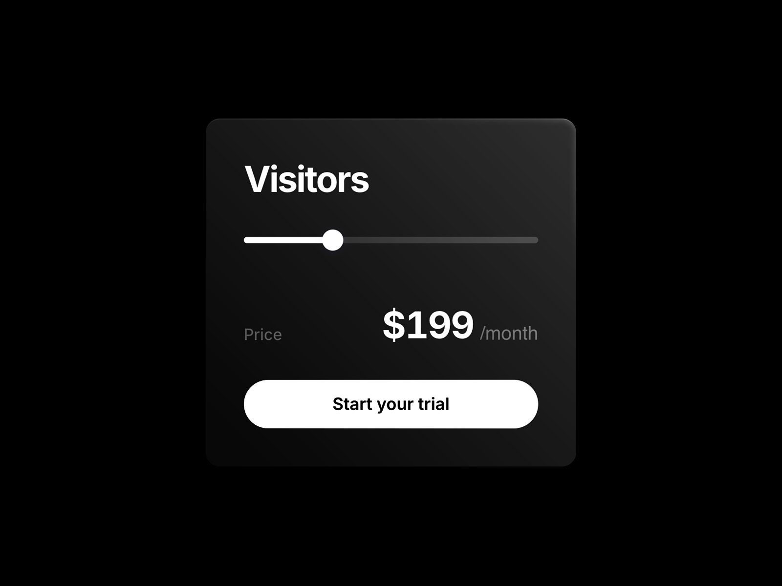 Pricing Slider preview