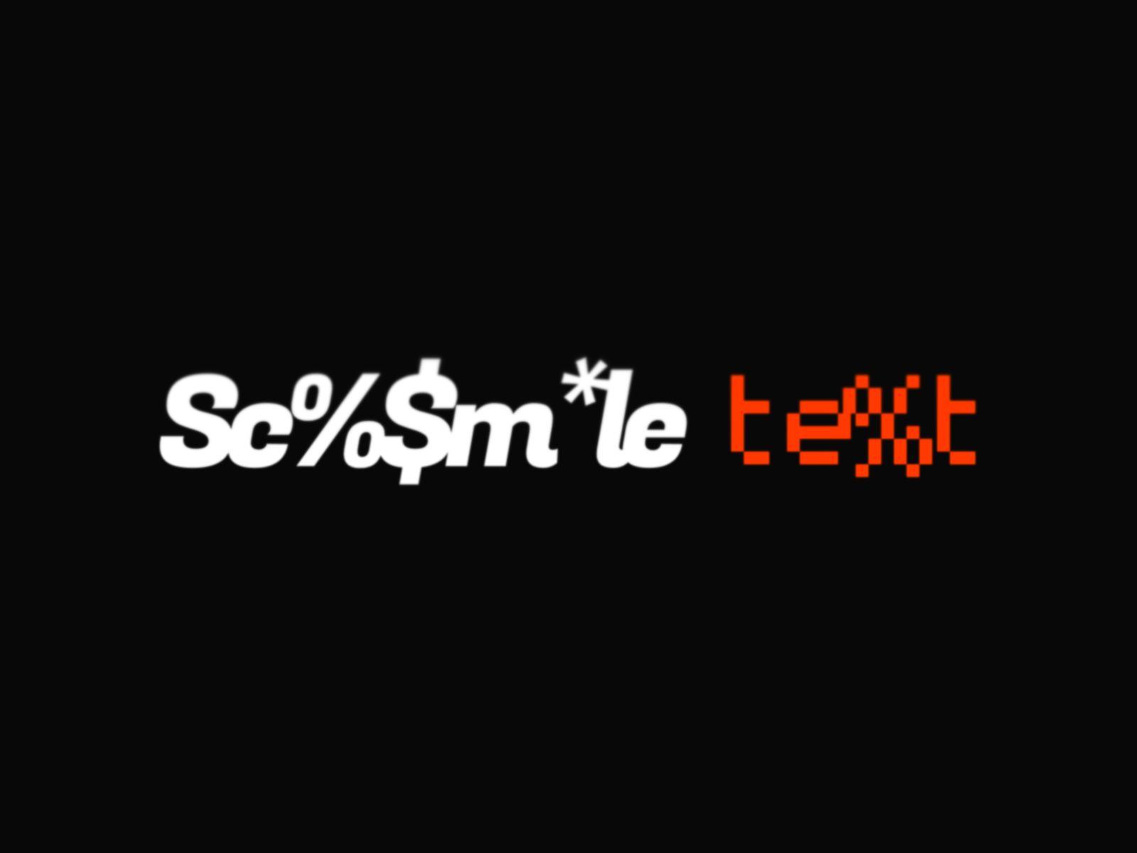 Scramble Text preview