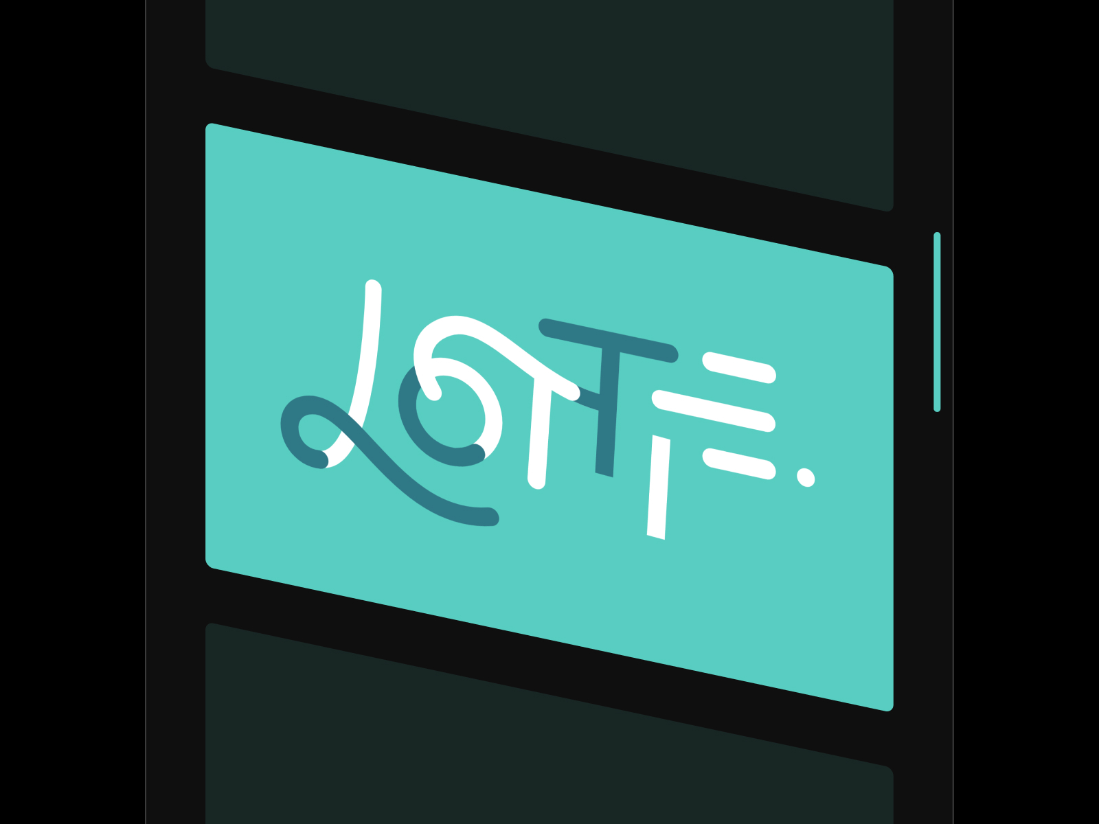 Scroll Synced Lottie preview