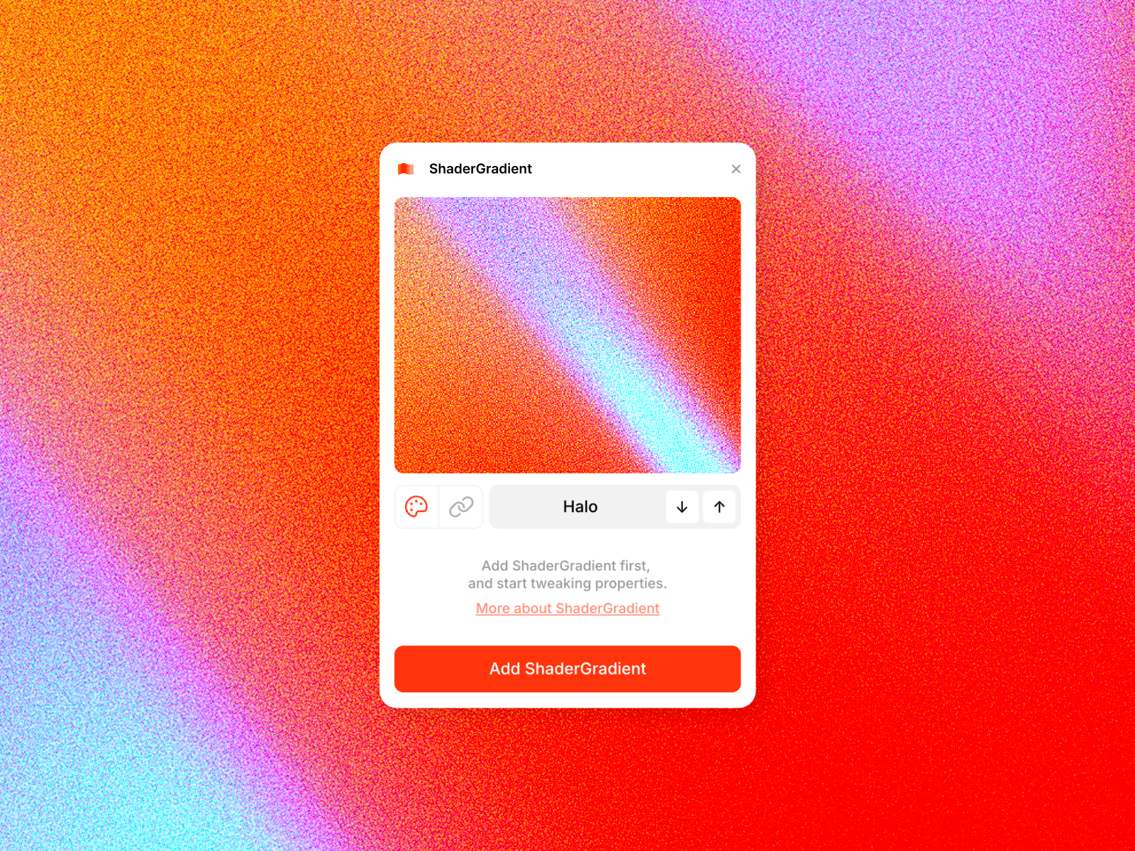 ShaderGradient preview