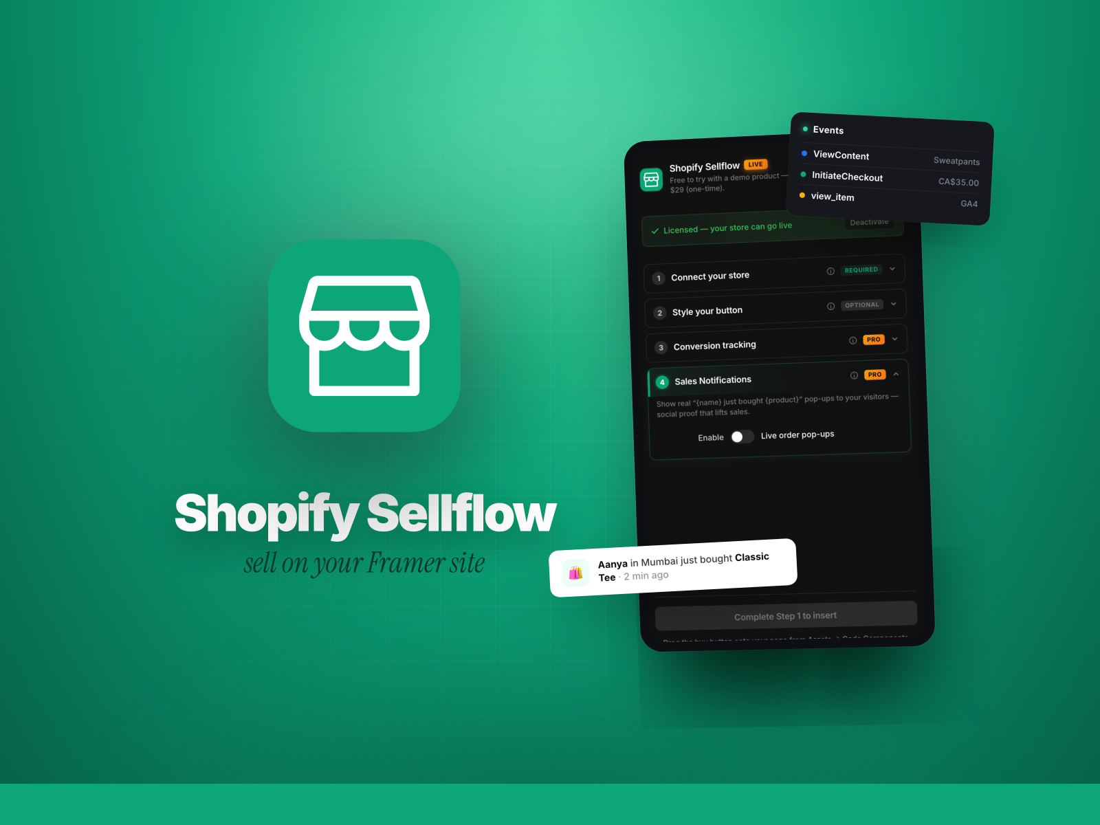 Shopify Sellflow preview