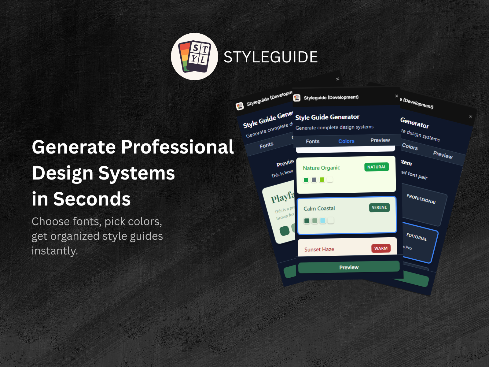 Styleguide preview