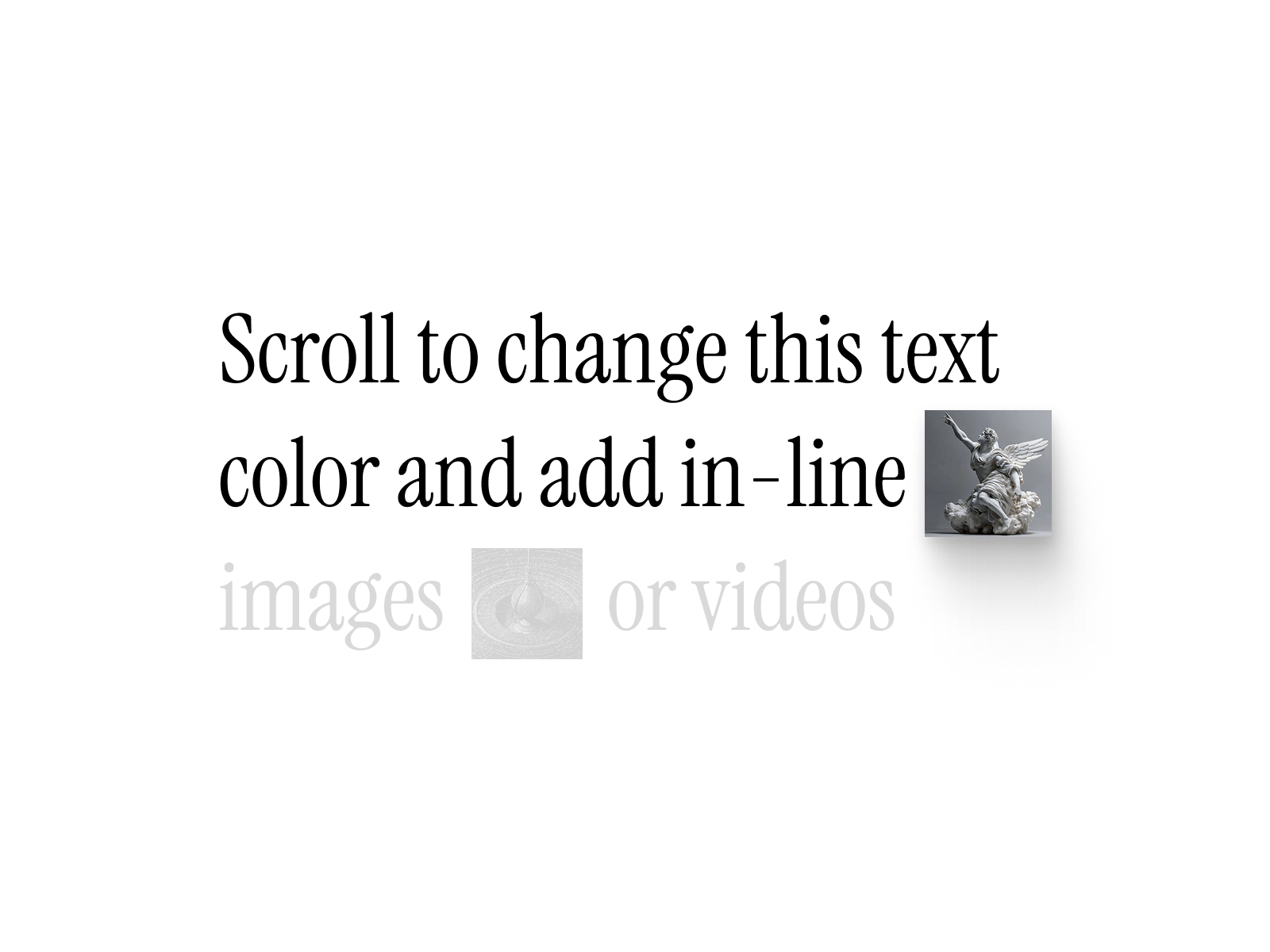 Text & Image Reveal preview