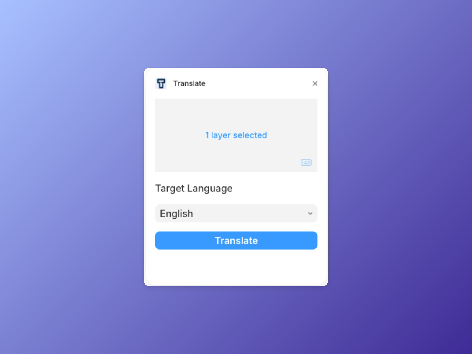 Translate preview