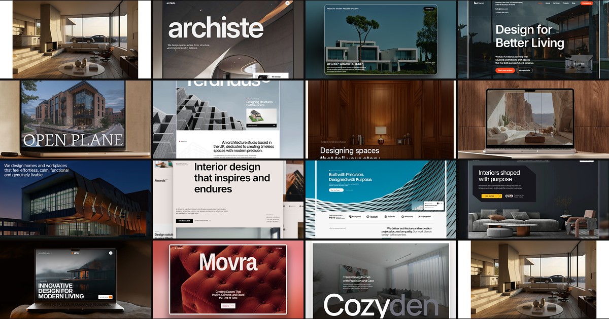 Cover collage for 15 Best Free Architecture Framer Templates in 2026 (Ranked)