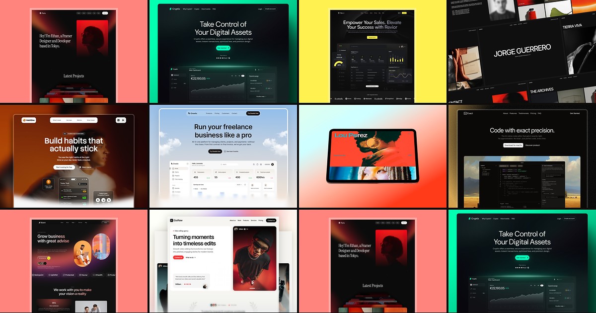 10 Best Free Framer Templates for the Basic Plan in 2026 cover