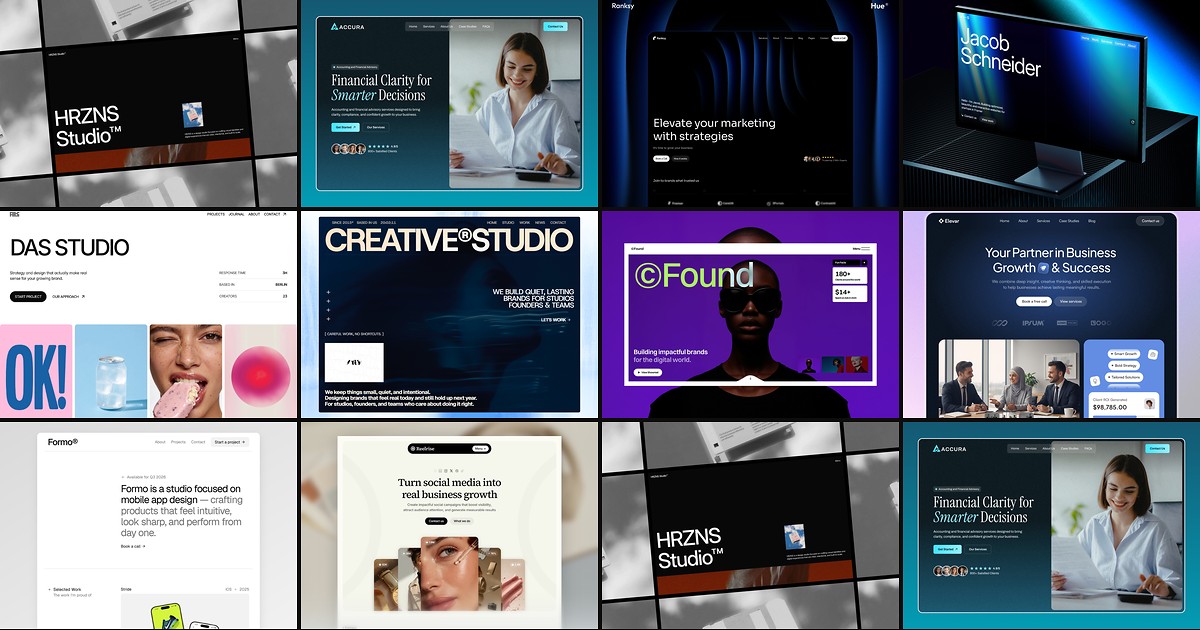 Cover collage for 10 Best Free Framer Templates for Client Projects in 2026