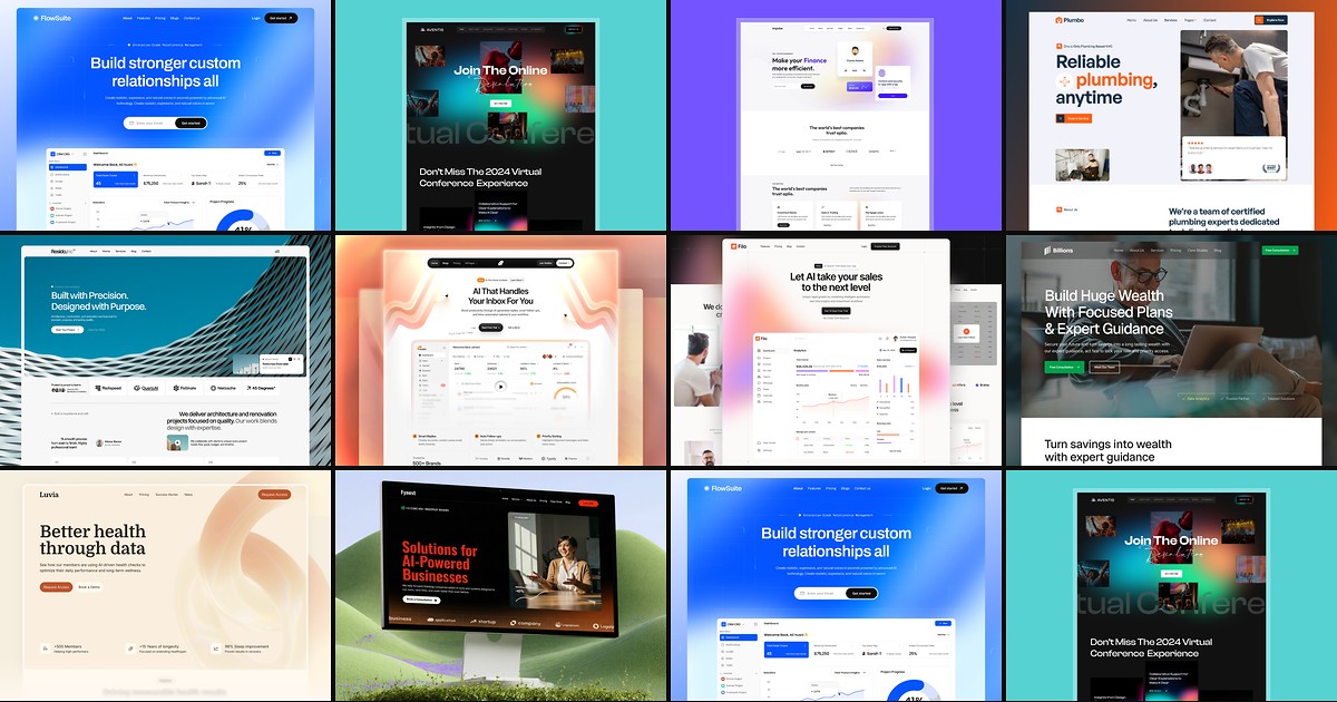 Cover collage for 10 Best Free Framer Templates with a Pricing Page in 2026