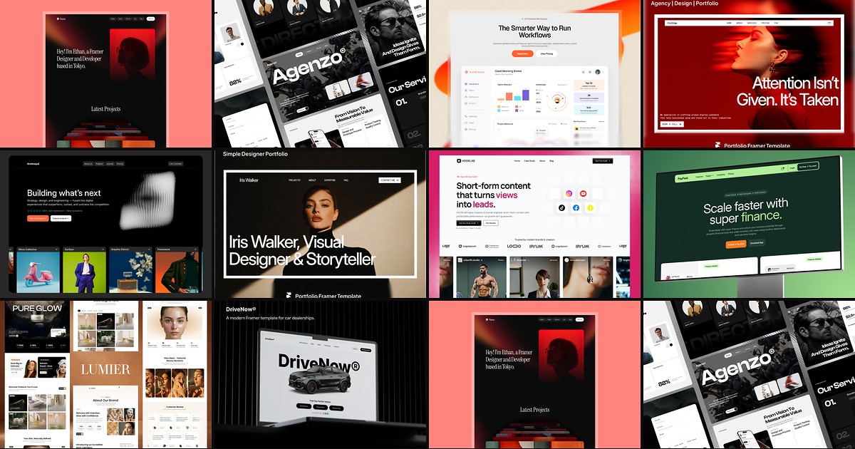 10 Best Free One-Page Framer Templates in 2026 cover