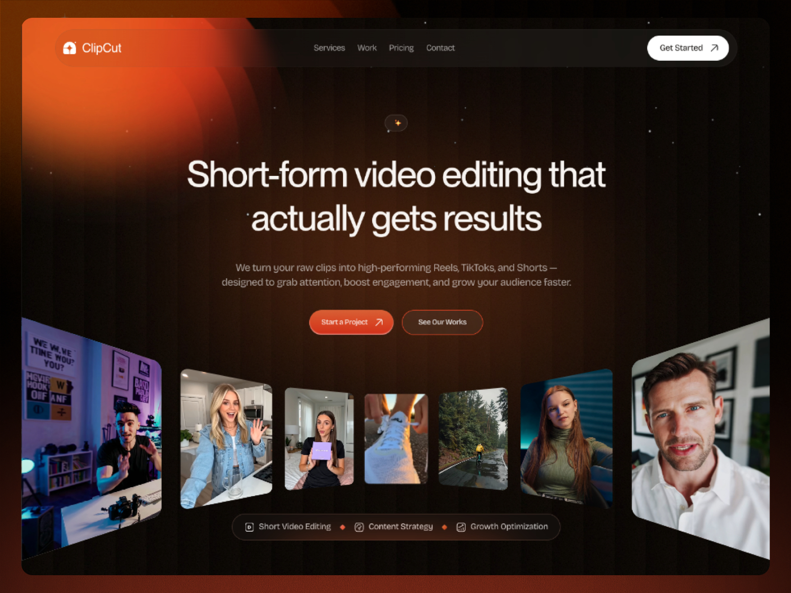 Abstrakt: Free Portfolio Website Template by sabbir hossien — Free Portfolio Framer Template preview