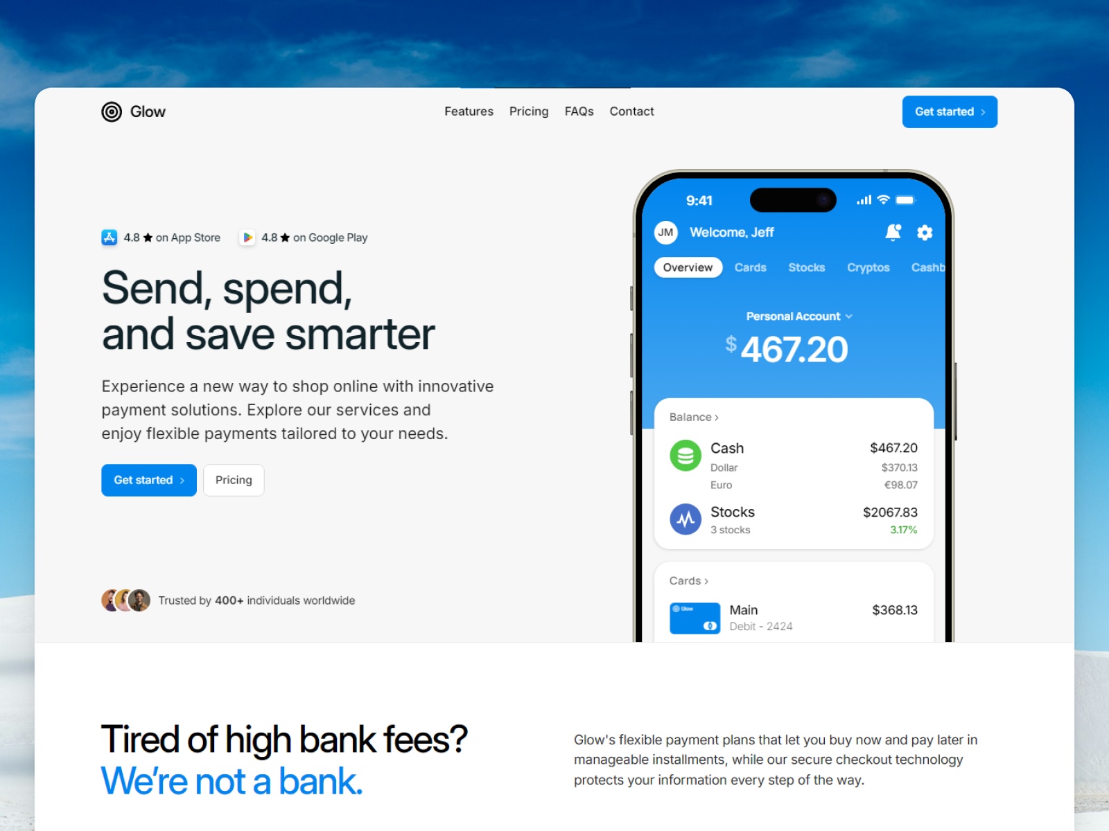 Advent: Free Blog Website Template by Offset UI — Free Blog Framer Template preview