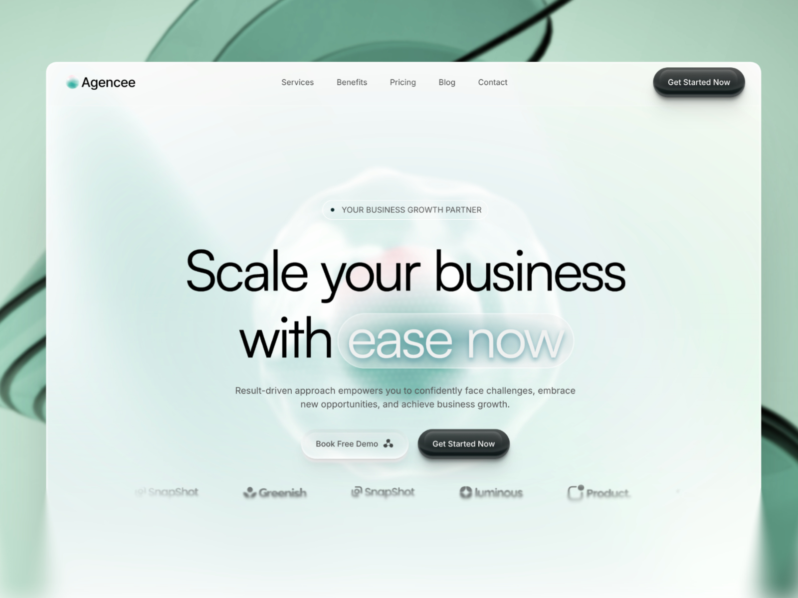 Agencyee — Free Agency Framer Template preview
