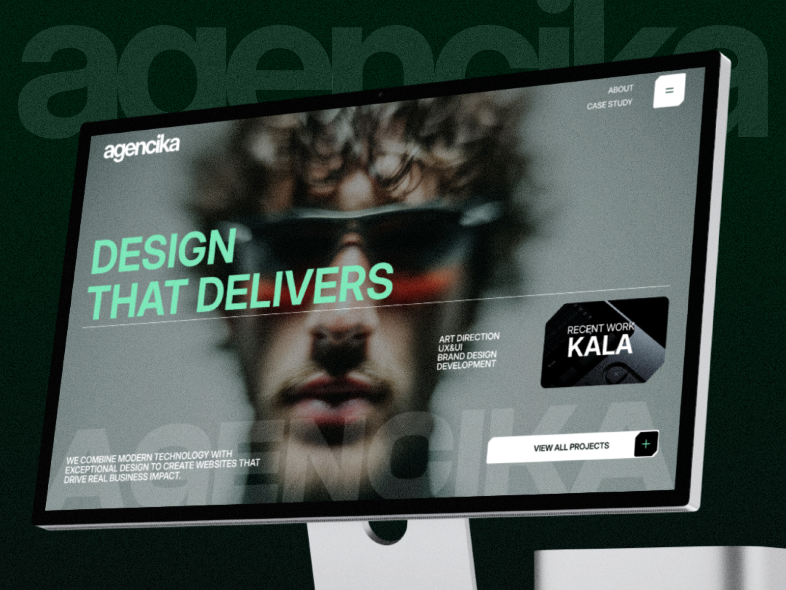 Agencika — Free Blog Framer Template preview