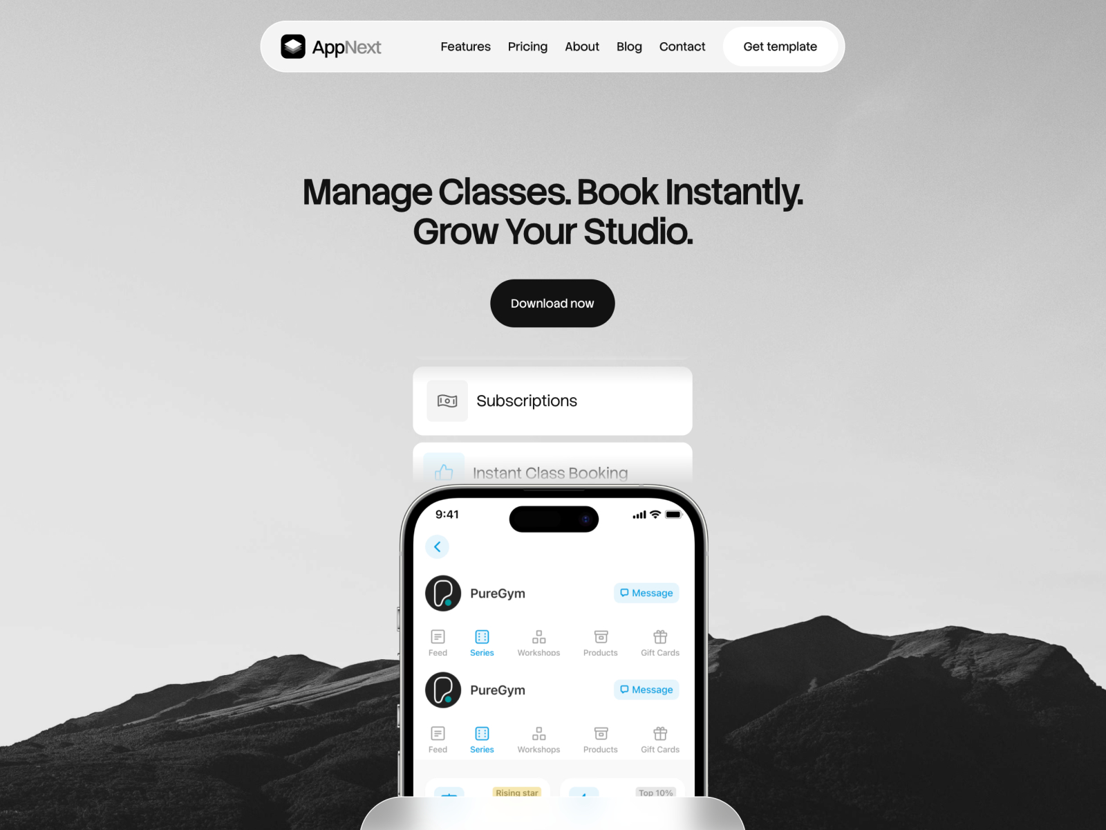 Agenoo: Free Agency Website Template by Themomarket — Free Portfolio Framer Template preview