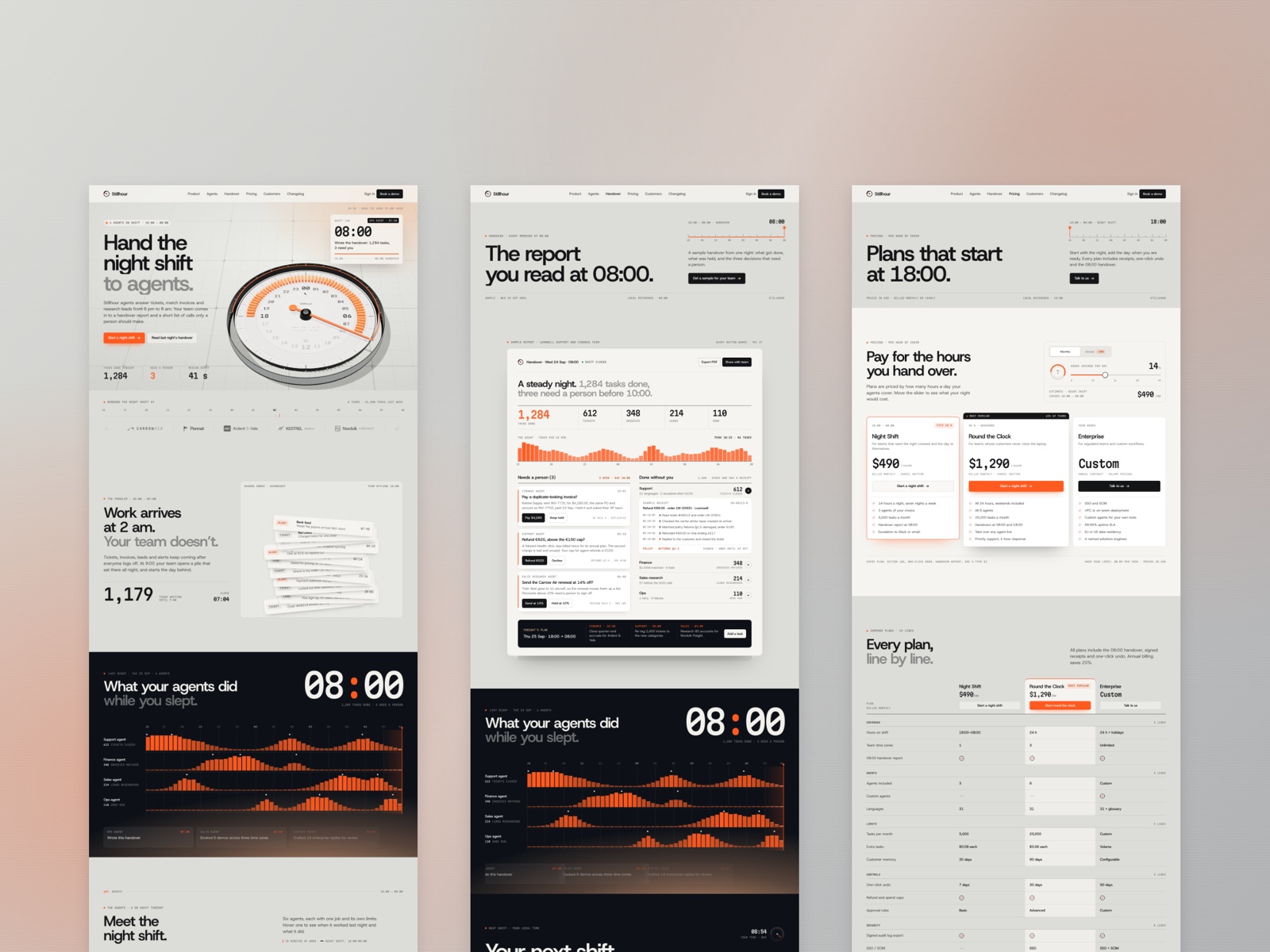 Agentdawn — Free SaaS Framer Template preview