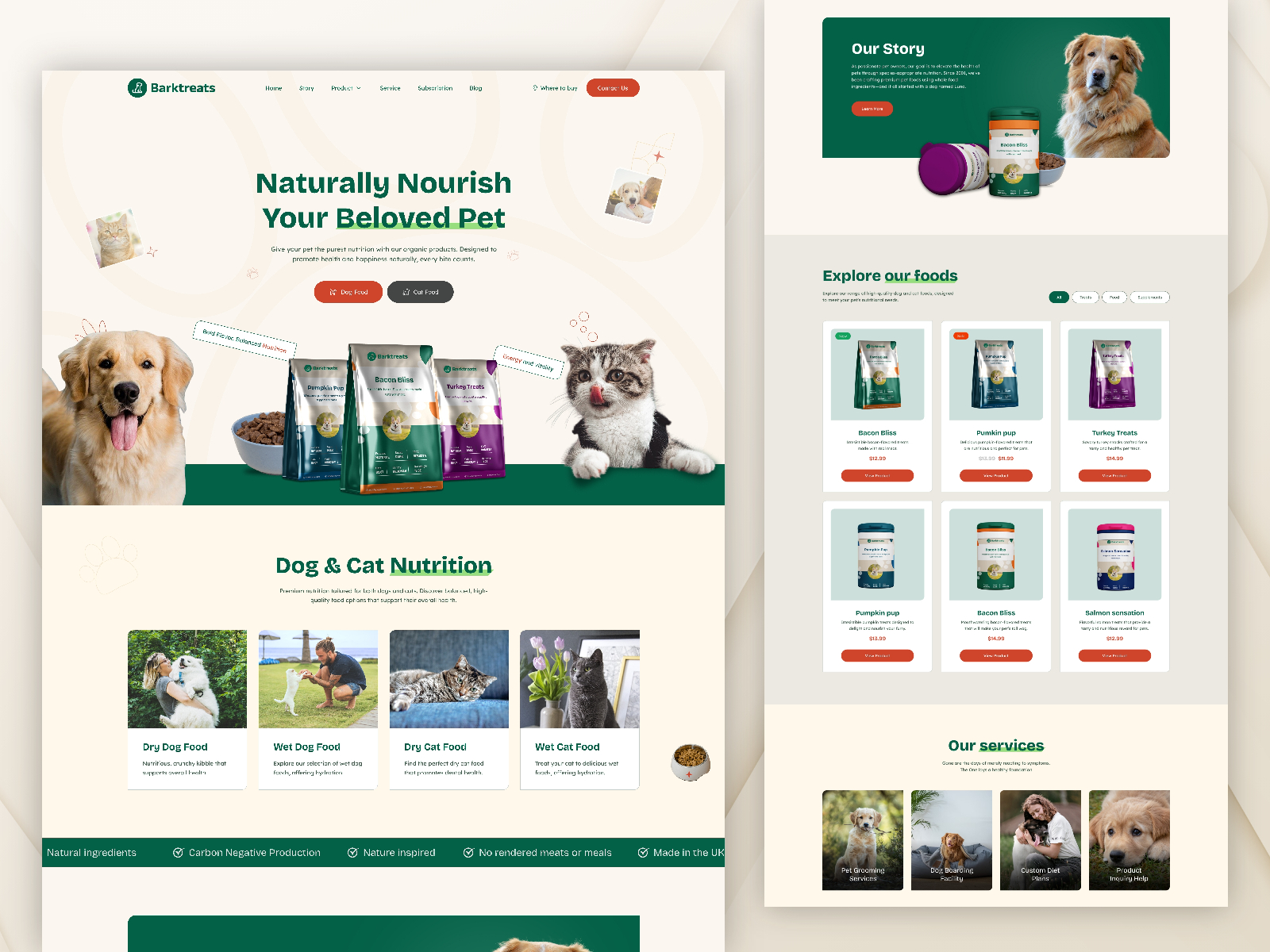AgriFeed Pro – Corpo: Free Ecommerce Website Template by Kartik Saini — Free Ecommerce Framer Template preview