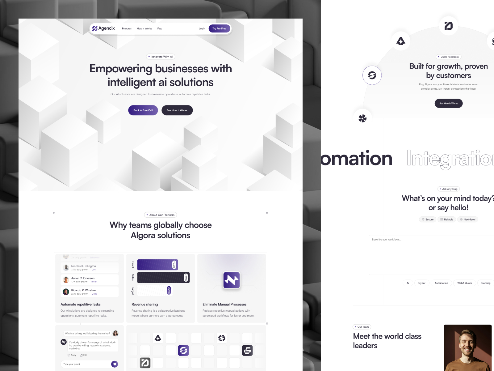 Ainet — Free Automotive Framer Template preview