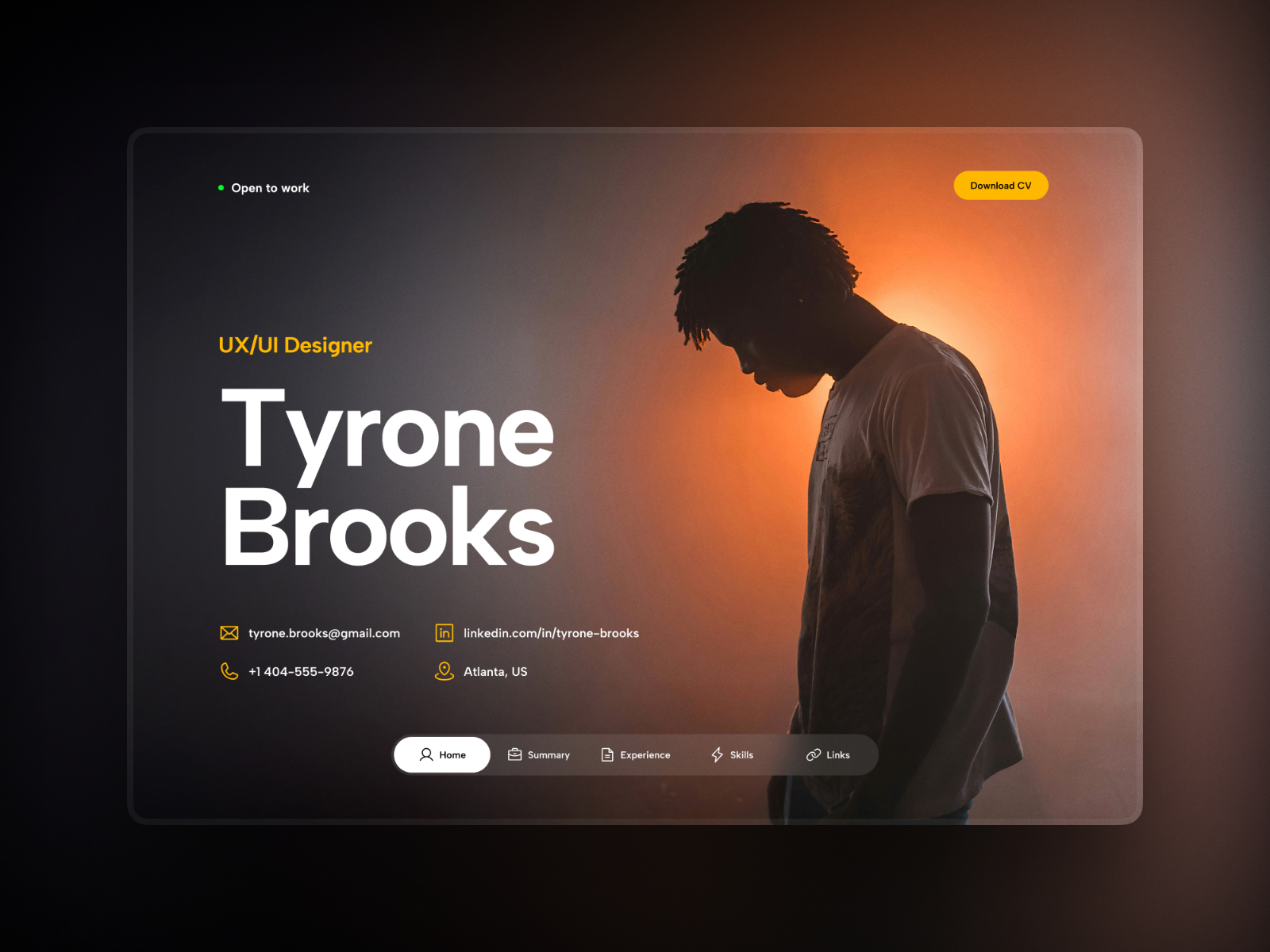 Apex: Free Portfolio Website Template by Anton Drukarov — Free Portfolio Framer Template preview