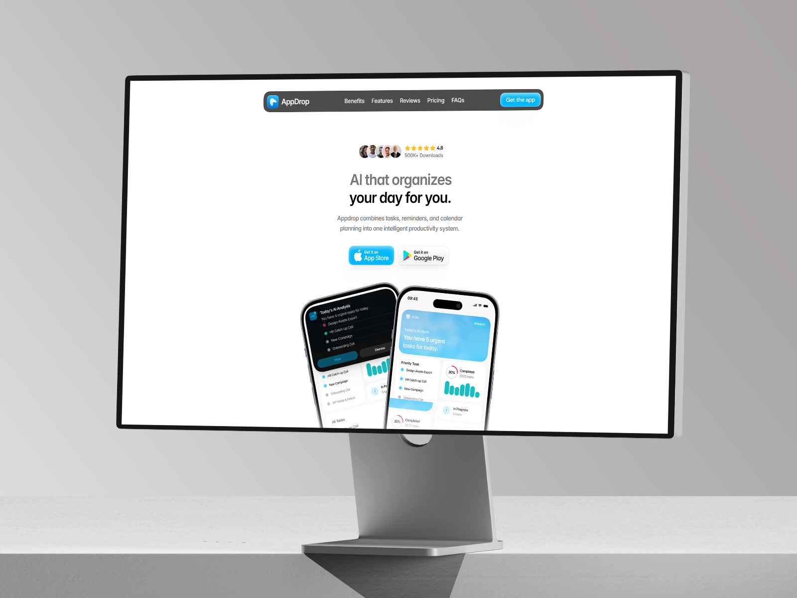 AppDrop — Free Automotive Framer Template preview