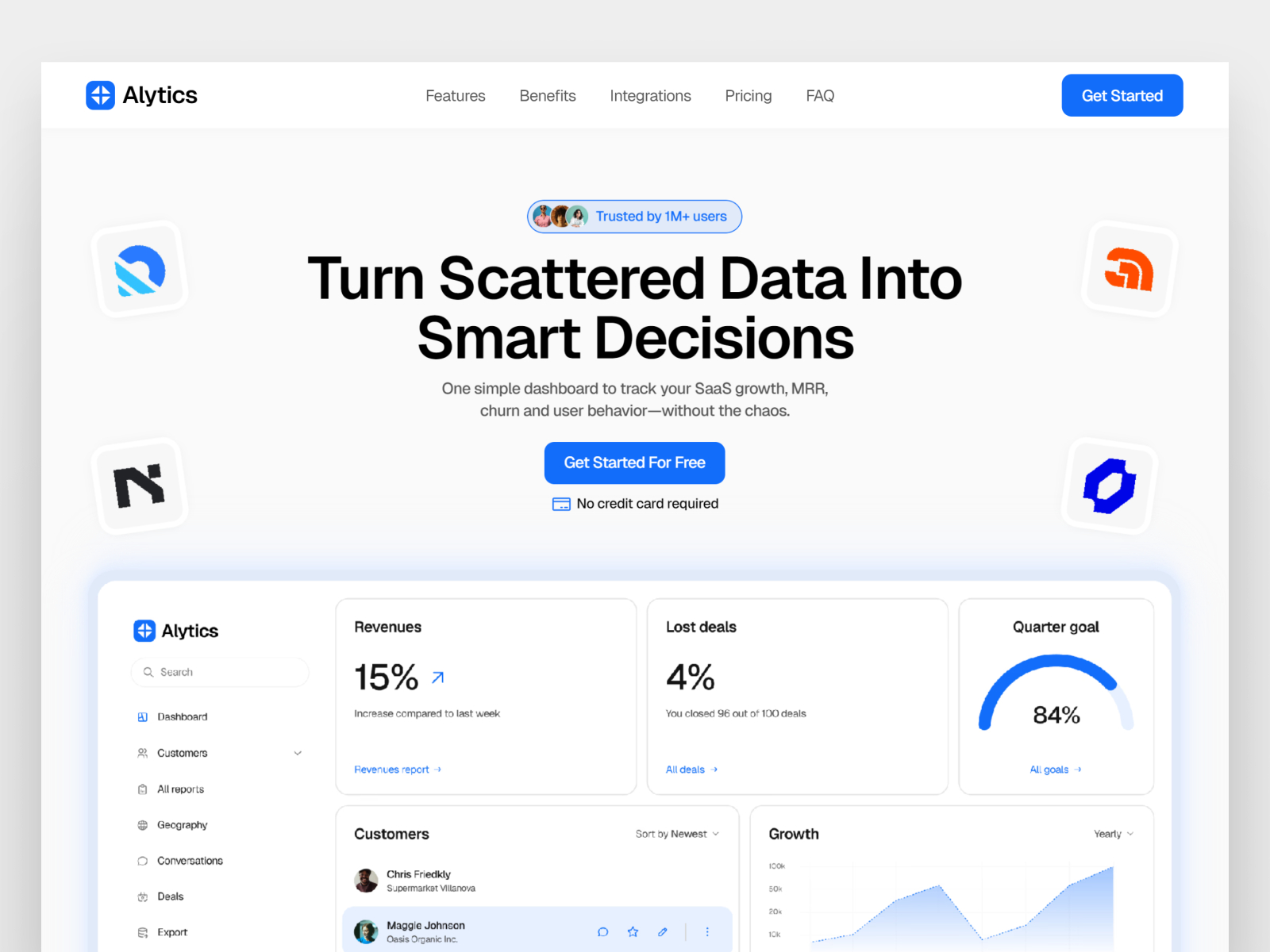 Arixo: Free Blog Website Template by Futured Studio — Free SaaS Framer Template preview